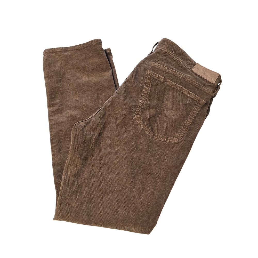 Cremieux Mens Brown Corduroy Straight Leg Pants 40x32 Premium Denim Casual EUC